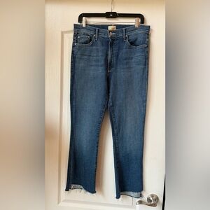 MOTHER The Insider Crop Step Fray in “Girl Crush”, Size 31.